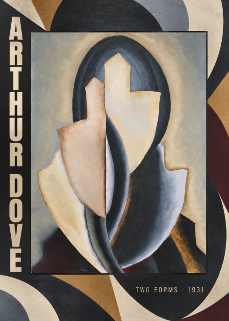Arthur Dove Two Forms No5 - Plakat