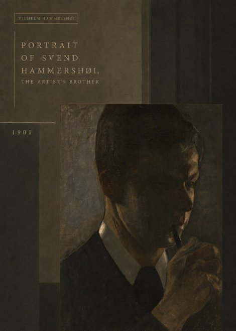Vilhelm Hammershøi Portrait of Svend Hammershøi, the Artist's Brother No5 - Plakat