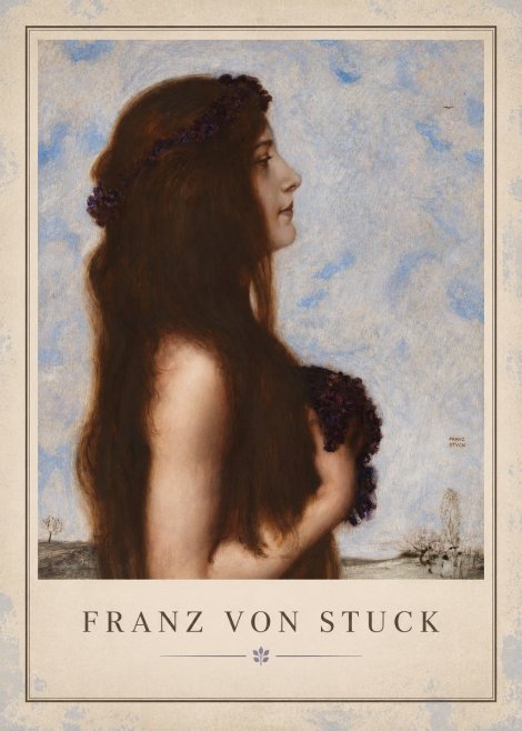 Franz von Stuck Frühlingsreigen No1 - Plakat