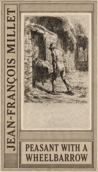 Jean-François Millet Peasant with a Wheelbarrow No2 - Plakat