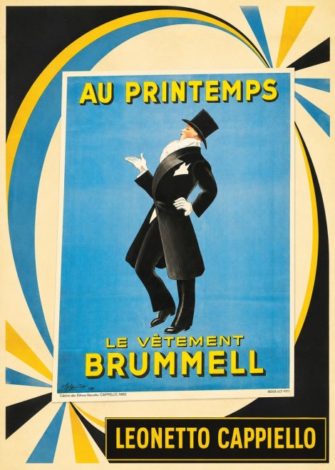 Leonetto Cappiello Au Printemps Le Vêtement Brummell No3 - Plakat