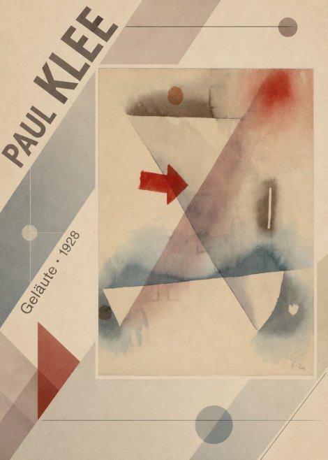 Paul Klee Geläute No6 - Plakat