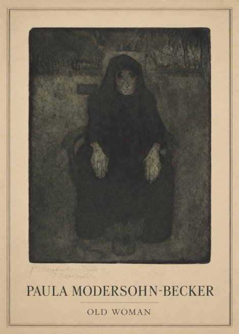 Paula Modersohn-Becker Old Woman No1 - Plakat