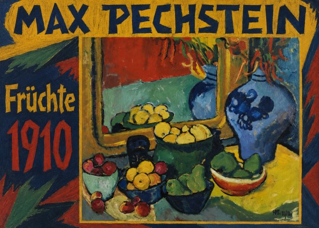 Max Pechstein Früchte 1910 No1 - Plakat