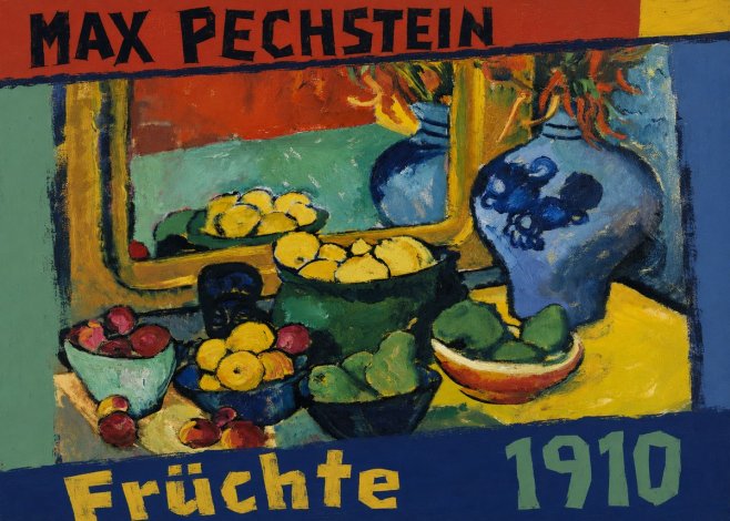 Max Pechstein Früchte 1910 No4 - Plakat
