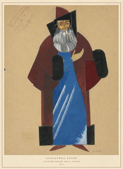 Alexandra Exter Costume Design for a Boyar No6 - Plakat