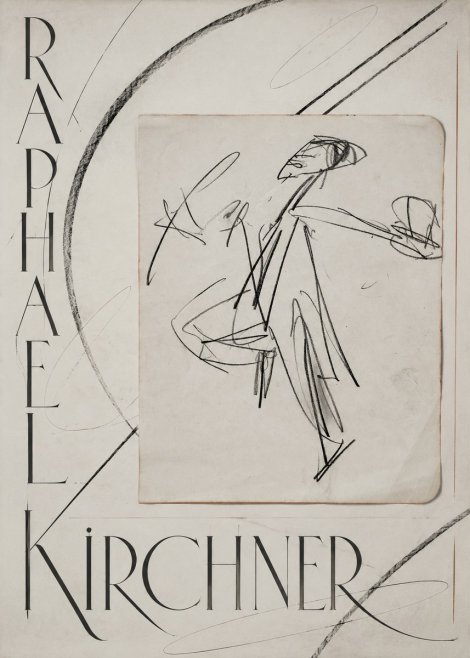 Raphael Kirchner Dynamic Dancer Sketch No5 - Plakat