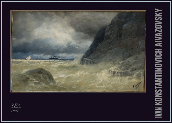 Ivan Konstantinovich Aivazovsky Sea No6 - Plakat