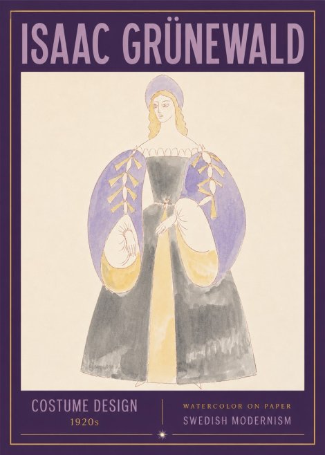 Isaac Grünewald Costume Design XIV No3 - Plakat