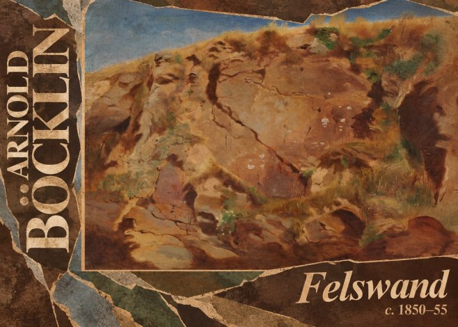 Arnold Böcklin Felswand No5 - Plakat