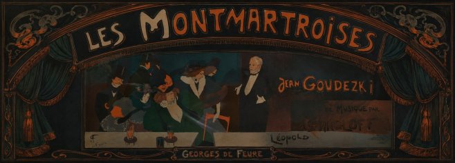 Georges de Feure Les Montmartroises No3 - Plakat