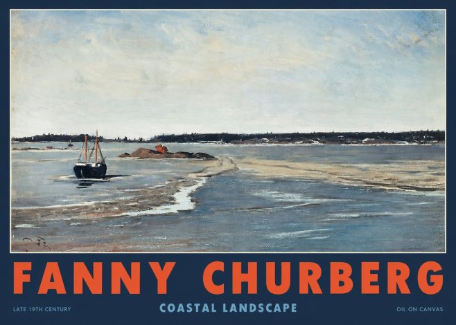 Fanny Churberg Coastal Landscape No2 - Plakat