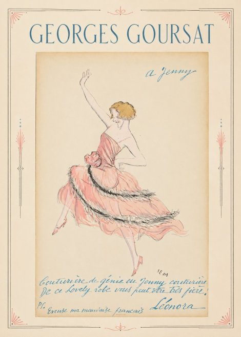 Georges Goursat A Jenny No2 - Plakat