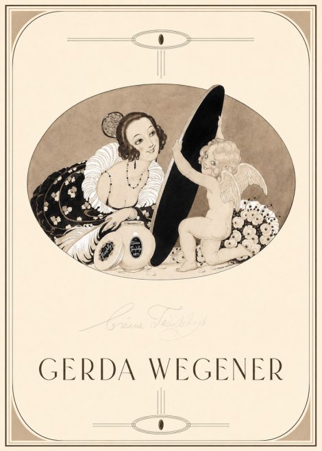 Gerda Wegener Crème Teindelys II No1 - Plakat