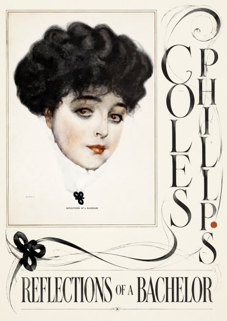 Coles Phillips Reflections of a Bachelor No6 - Plakat