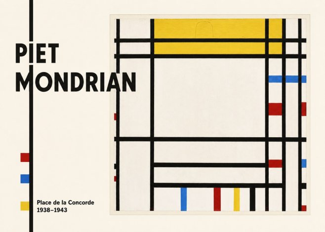 Piet Mondrian Place De La Concorde No3 - Plakat