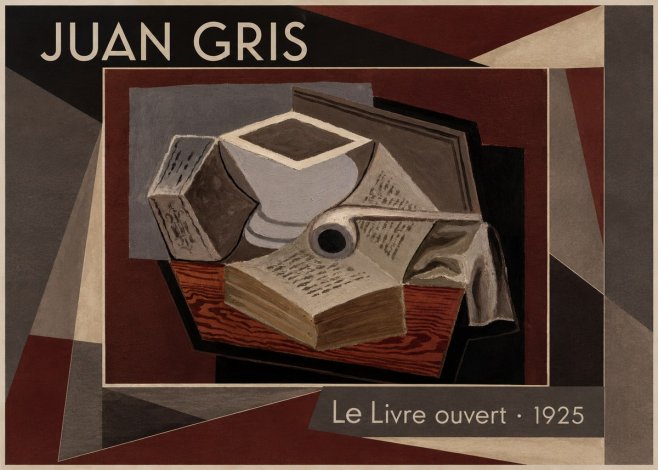 Juan Gris Le Livre Ouvert No3 - Plakat