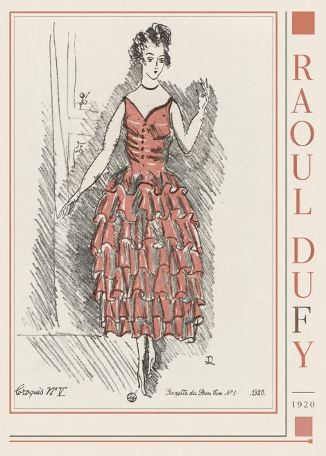 Raoul Dufy Croquis N°v No2 - Plakat