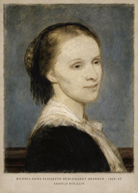 Arnold Böcklin Bildnis Anna Elisabeth Burckhardt-brenner No2 - Plakat