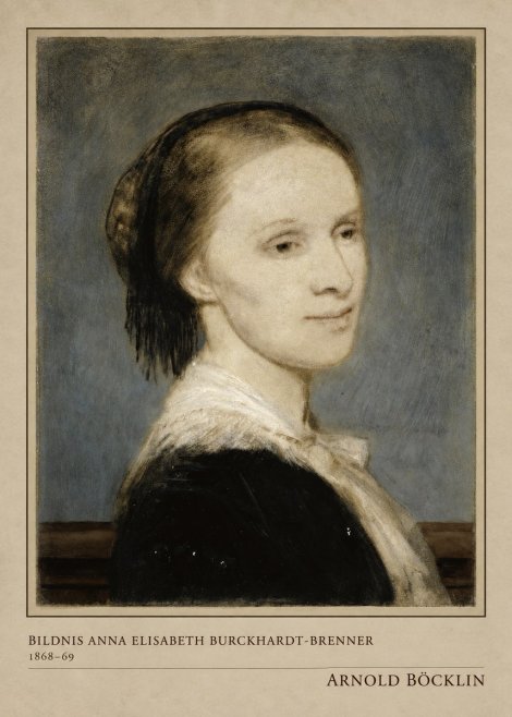 Arnold Böcklin Bildnis Anna Elisabeth Burckhardt-brenner No4 - Plakat