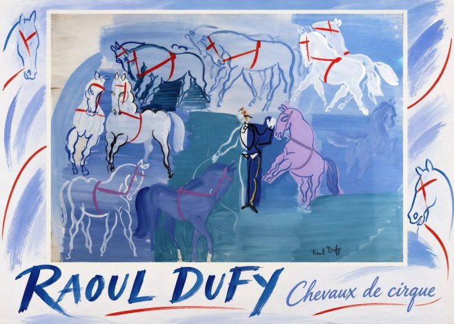 Raoul Dufy Chevaux De Cirque No1 - Plakat