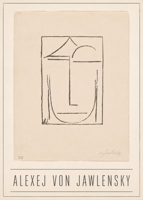 Alexej von Jawlensky Abstract Head No1 - Plakat