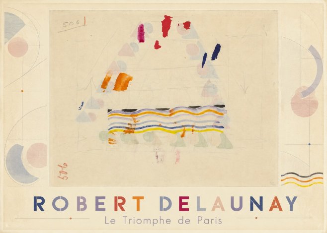 Robert Delaunay Le Triomphe De Paris V No1 - Plakat