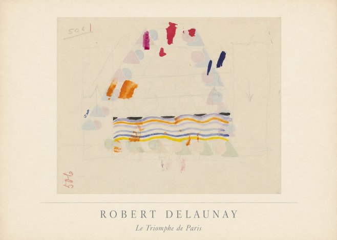 Robert Delaunay Le Triomphe De Paris V No3 - Plakat