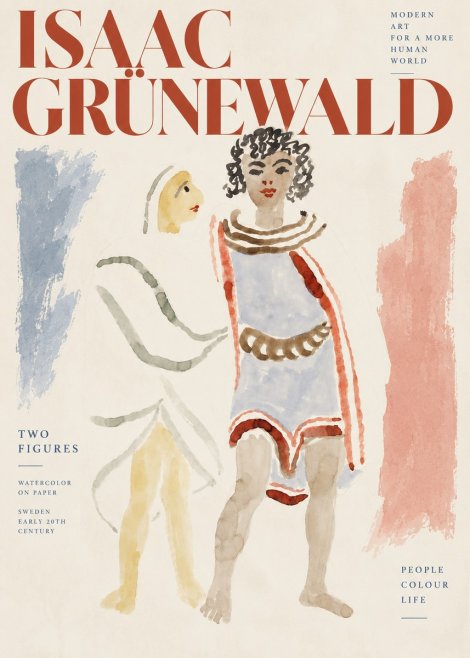 Isaac Grünewald Figures No4 - Plakat