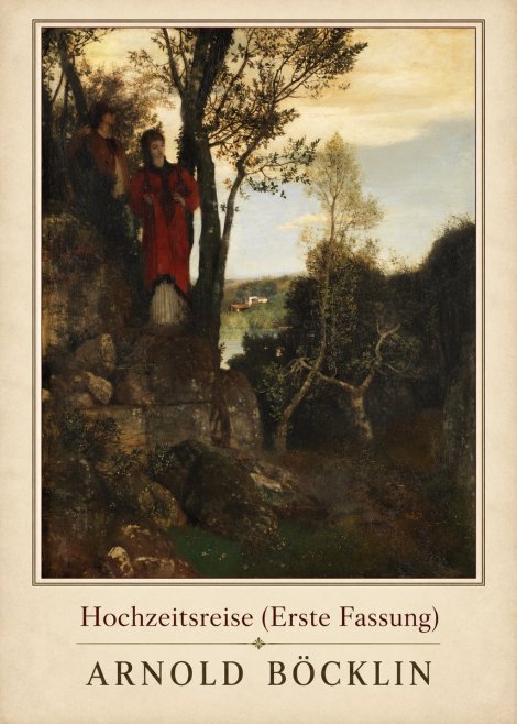 Arnold Böcklin Hochzeitsreise (Erste Fassung) No1 - Plakat