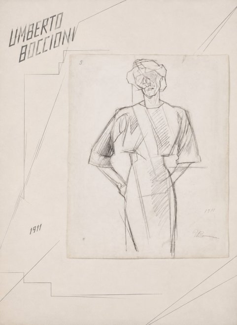 Umberto Boccioni Figure Study, 1911 No2 - Plakat
