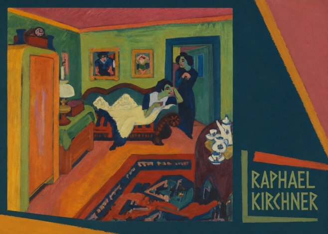 Raphael Kirchner Interior with Two Women No5 - Plakat