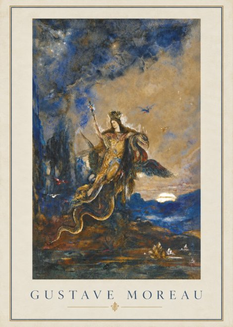 Gustave Moreau Les Fées No2 - Plakat