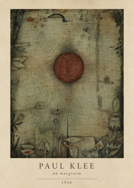 Paul Klee Ad Marginem No5 - Plakat