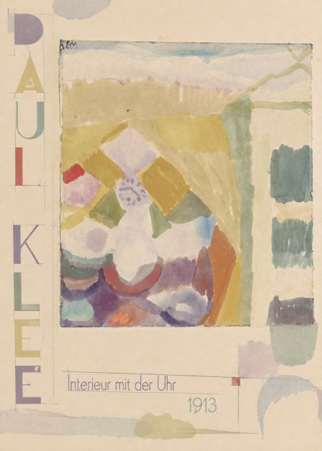 Paul Klee Interieur Mit Der Uhr II No5 - Plakat