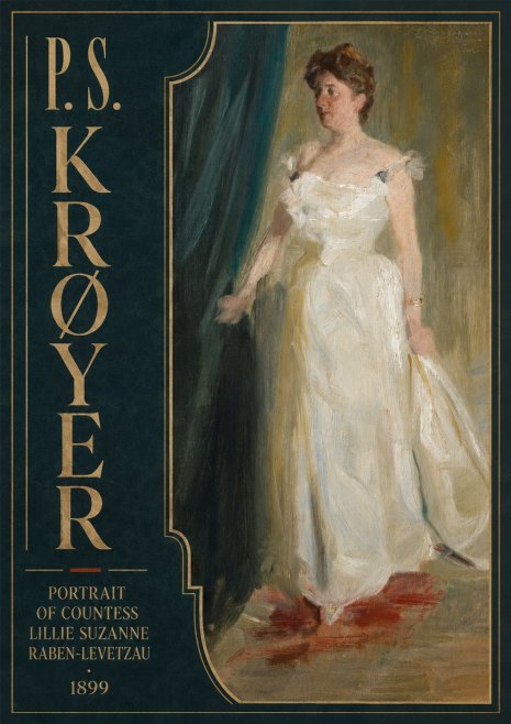 P.S. Krøyer Portrait of Countess Lillie Suzanne Raben-levetzau - 1899 No5 - Plakat