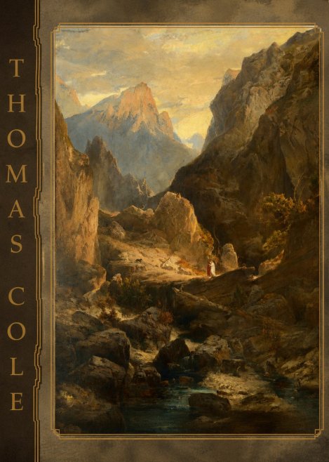 Thomas Cole The Mountain Ford No2 - Plakat