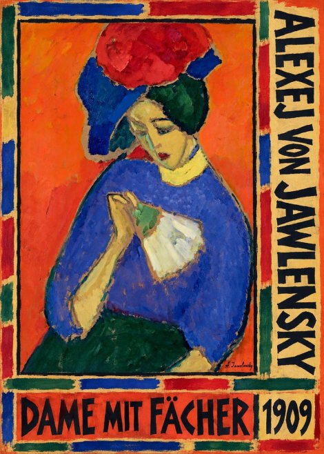 Alexej von Jawlensky Dame Mit Fächer No5 - Plakat