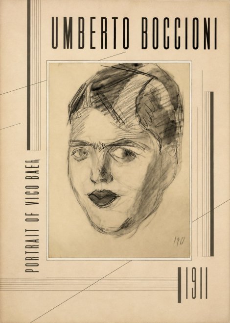 Umberto Boccioni Portrait of Vico Baer No3 - Plakat