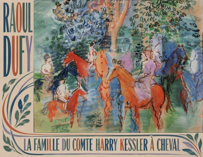 Raoul Dufy La Famille Du Comte Harry Kessler À Cheval No5 - Plakat