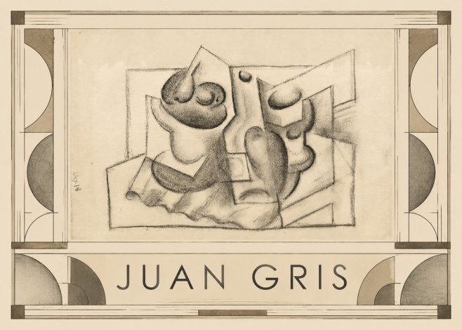 Juan Gris Nature Morte (Bouteille Et Fruit) No6 - Plakat
