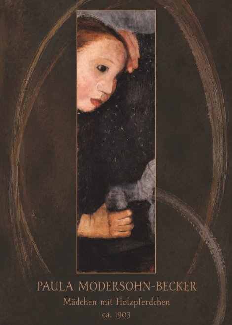 Paula Modersohn-Becker Mädchen Mit Holzpferdchen No5 - Plakat