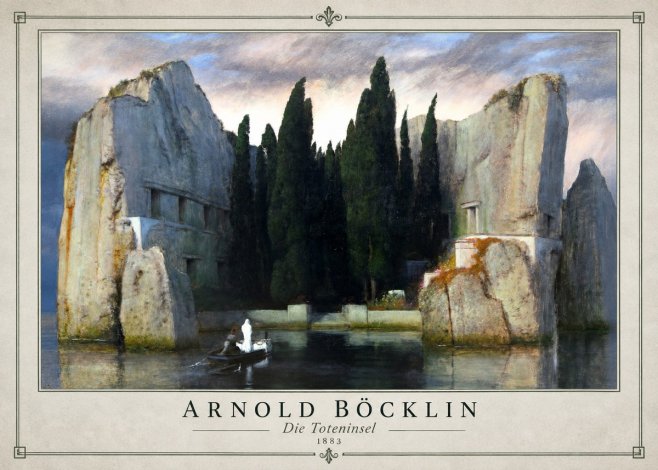 Arnold Böcklin Die Toteninsel VII No1 - Plakat