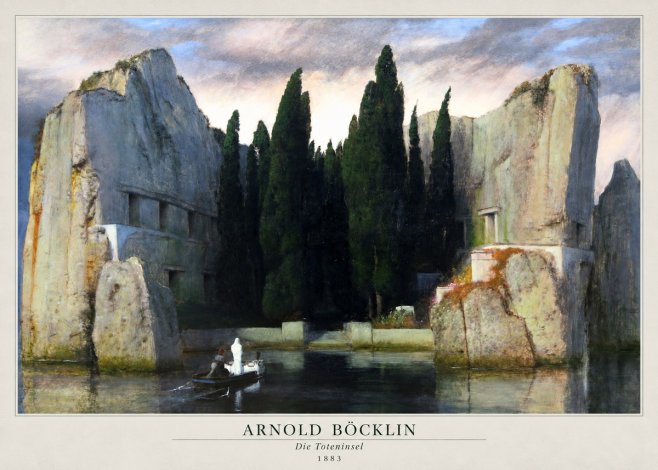 Arnold Böcklin Die Toteninsel VII No2 - Plakat