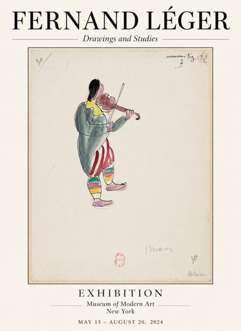 Fernand Léger Musicien No1 - Plakat