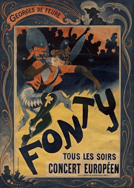 Georges de Feure Fonty II No4 - Plakat