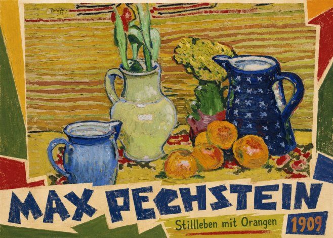 Max Pechstein Stillleben Mit Orangen No5 - Plakat
