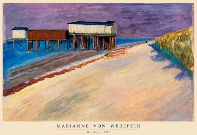 Marianne von Werefkin Badehaus No6 - Plakat
