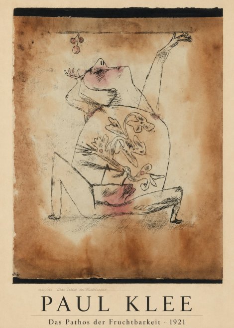 Paul Klee Das Pathos Der Fruchtbarkeit No1 - Plakat