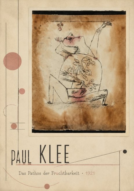 Paul Klee Das Pathos Der Fruchtbarkeit No2 - Plakat